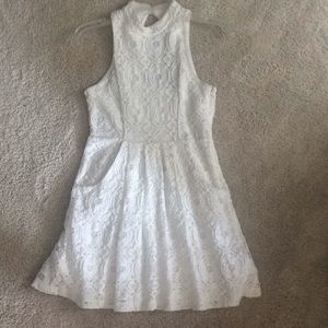 Urban outfitters white lace dress